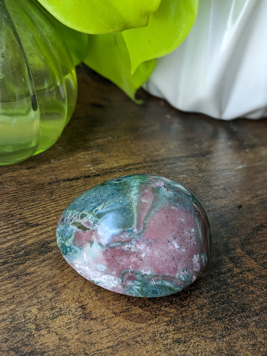 Ruby Kyanite Palm Stone (Medium)