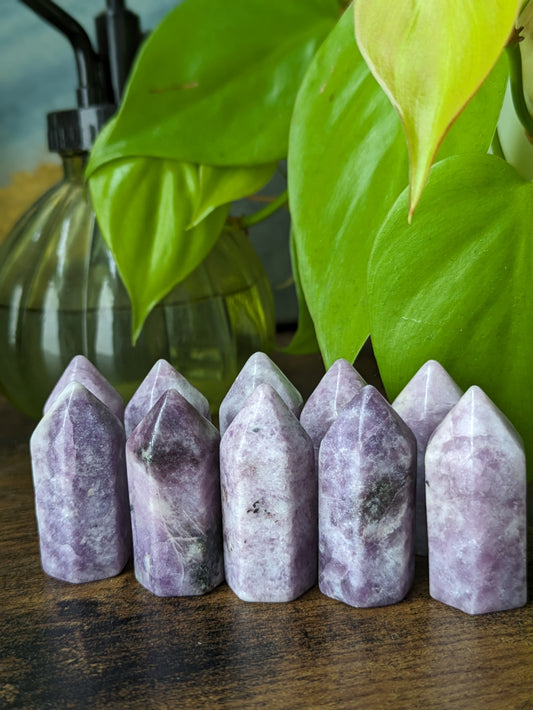 Lilac Jasper Crystal Points