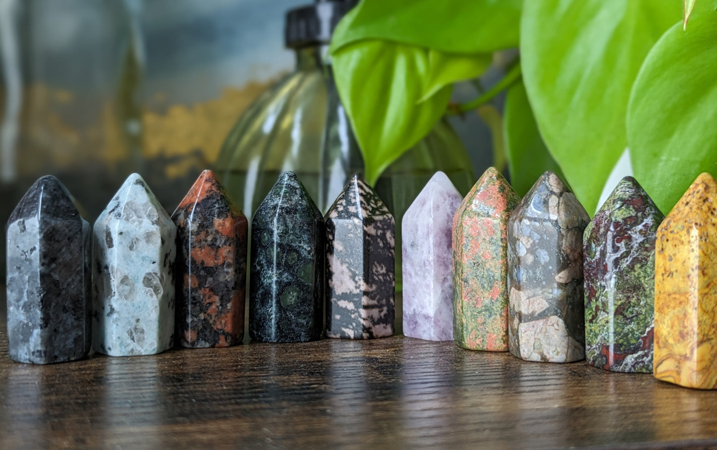 Lilac Jasper Crystal Points