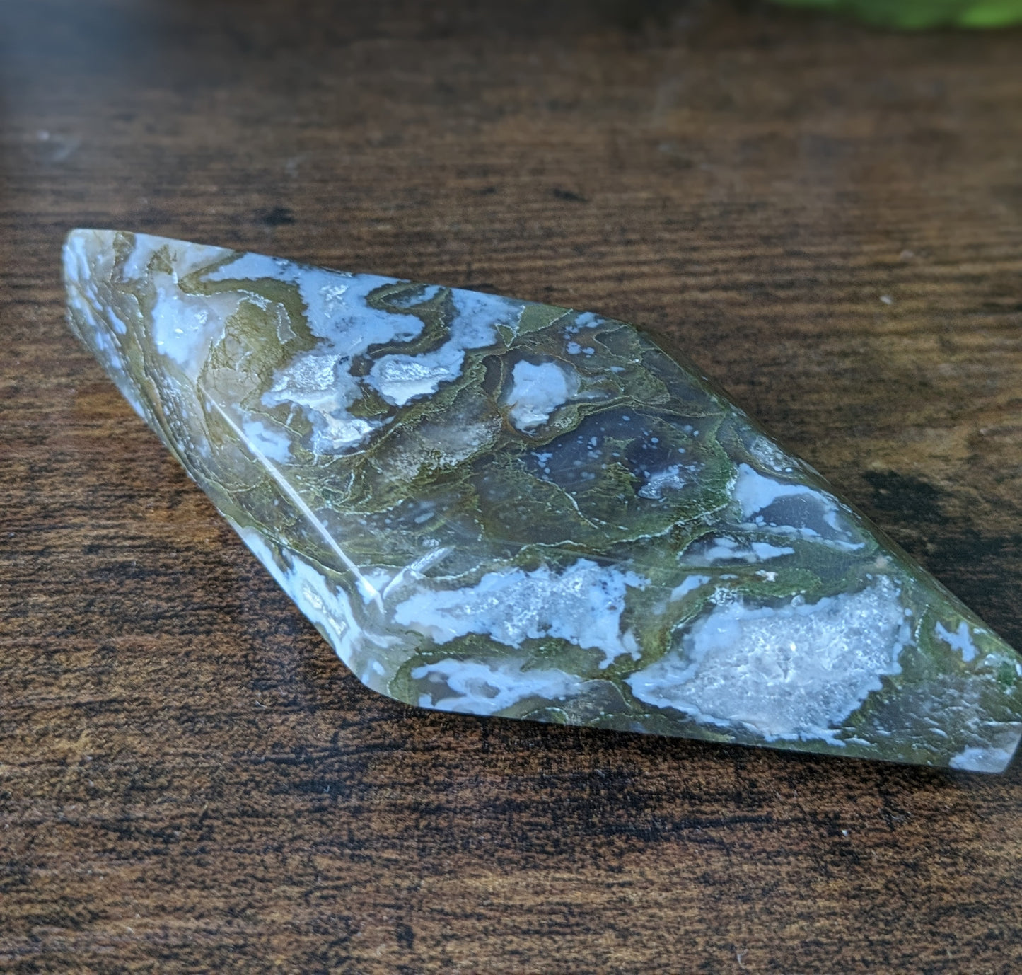 Moss Agate Diamond