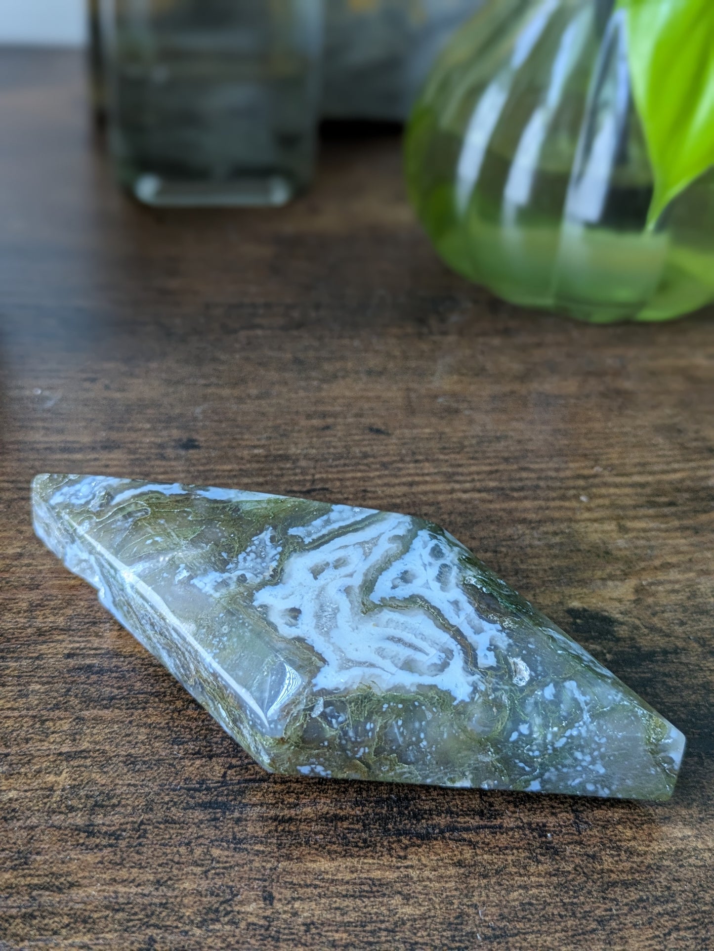 Moss Agate Diamond