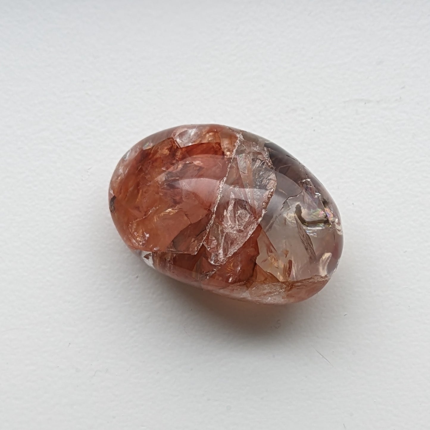 Fire Quartz Palm Stone (Small)