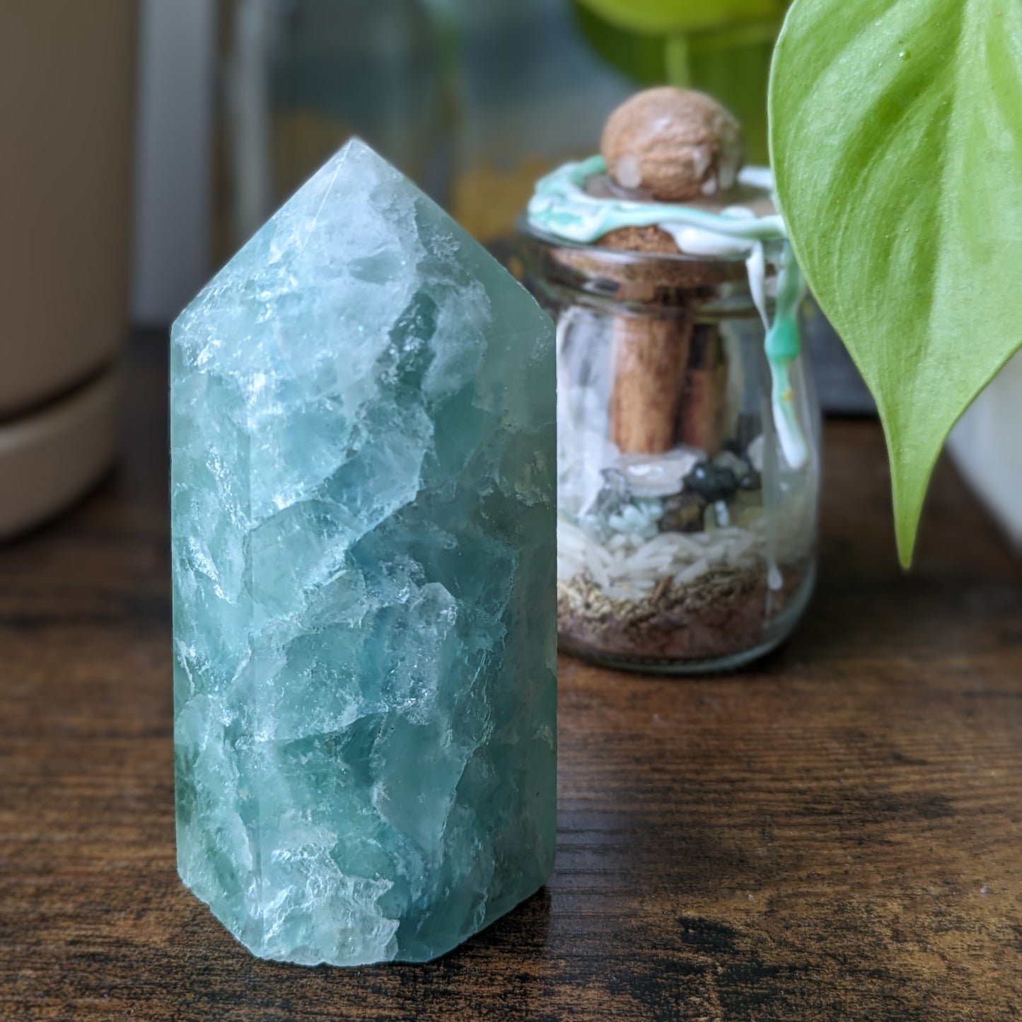 Green Fluorite Tower