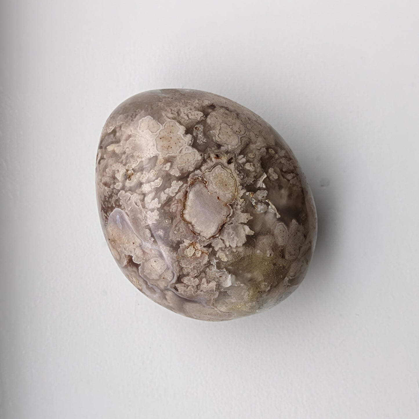 Flower Agate Palmstone (Large)