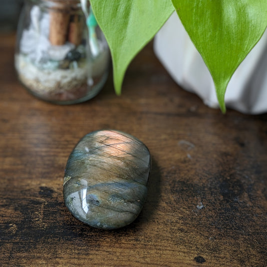 Labradorite Palm Stone (Medium)