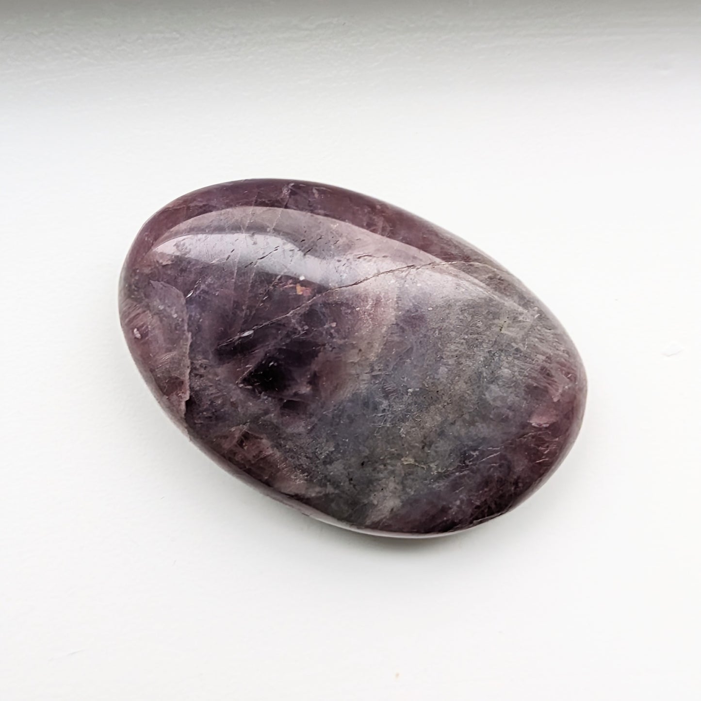 Lavender Rose Quartz Palm Stone (Large)