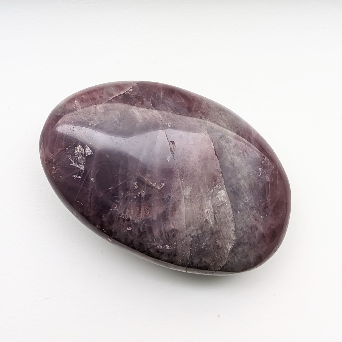 Lavender Rose Quartz Palm Stone (Large)