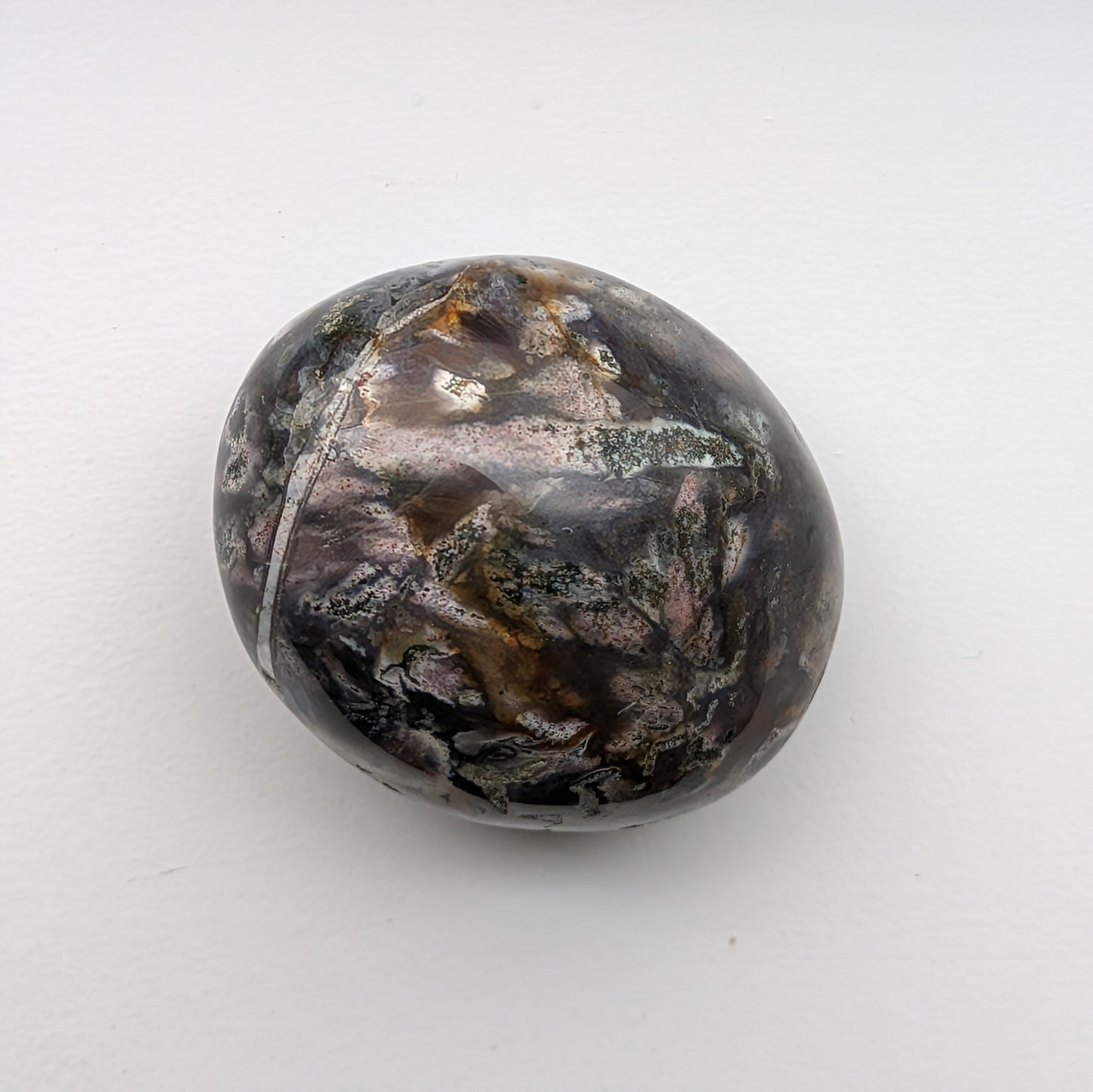 Dark Ocean Jasper Palmstone (Large)