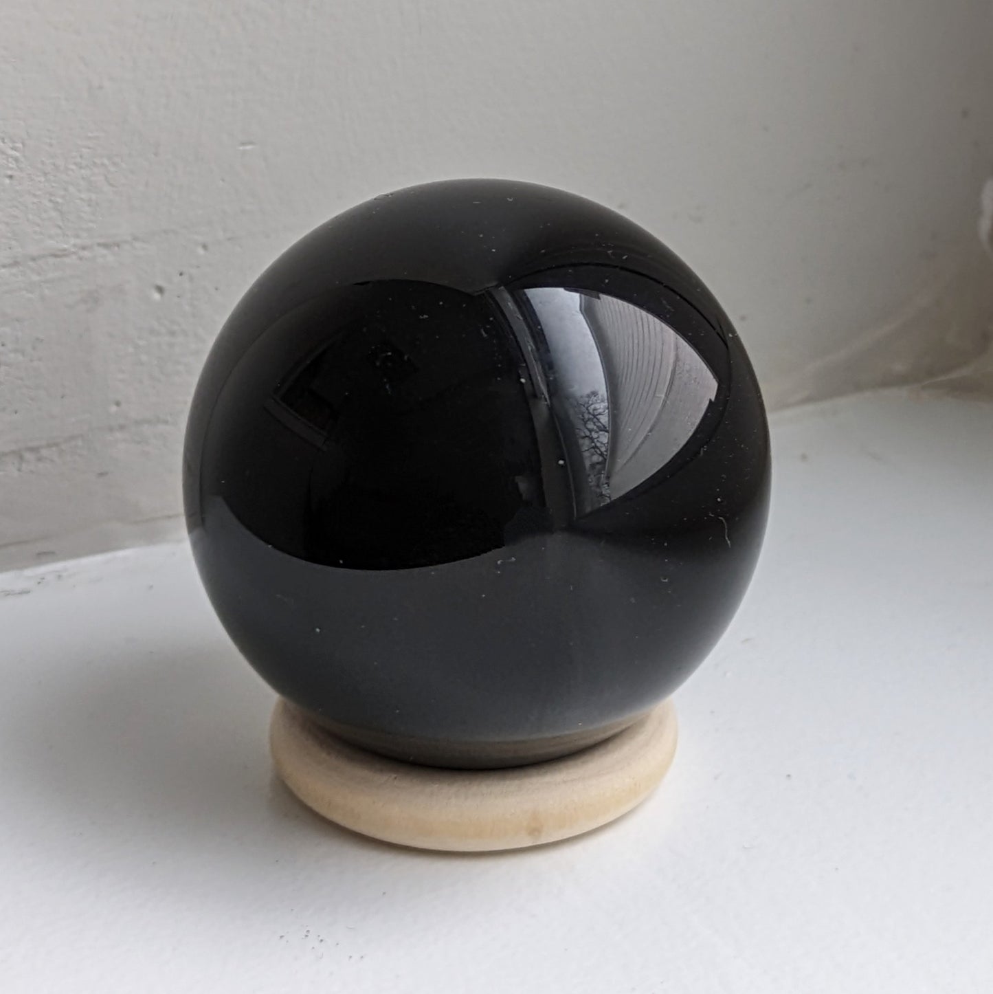 Black Obsidian Sphere (Medium)