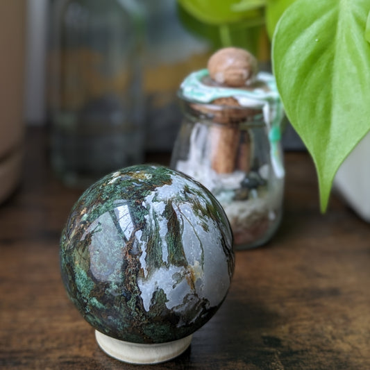 Ocean Jasper Sphere (Medium)