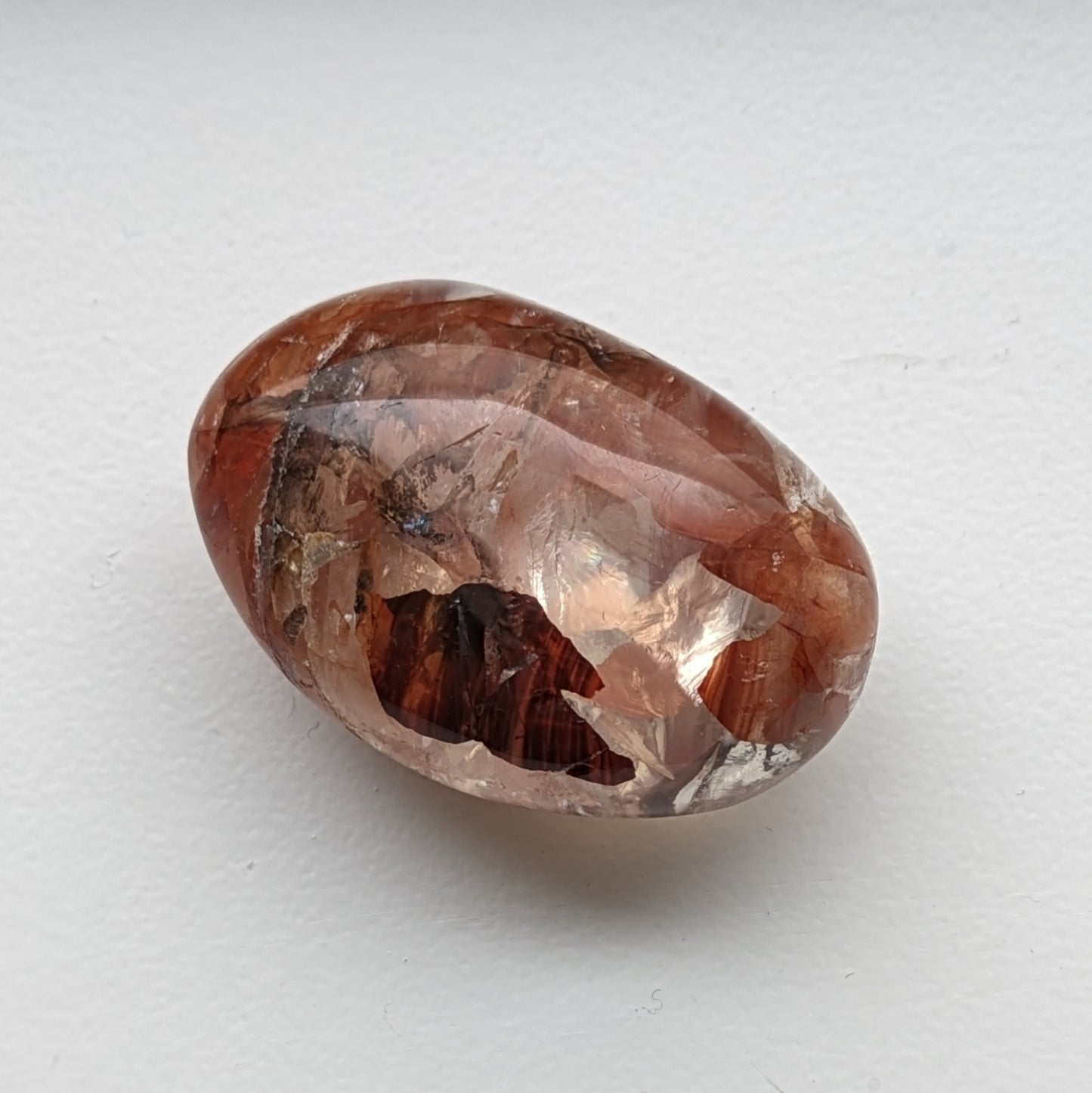 Fire Quartz Palm Stone (Small)